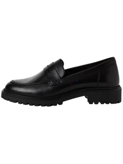 Tamaris Halbschuhe^Slipper in BLACK LEATHER