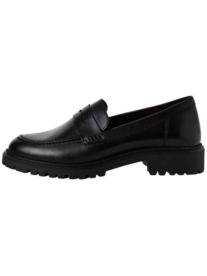 Tamaris Halbschuhe^Slipper in BLACK LEATHER