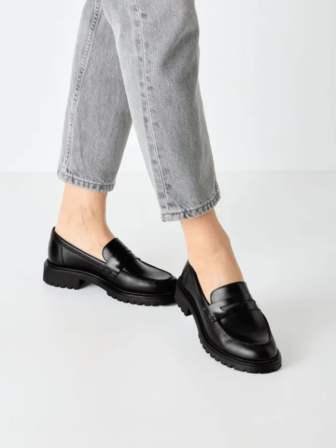 Tamaris Halbschuhe^Slipper in BLACK LEATHER