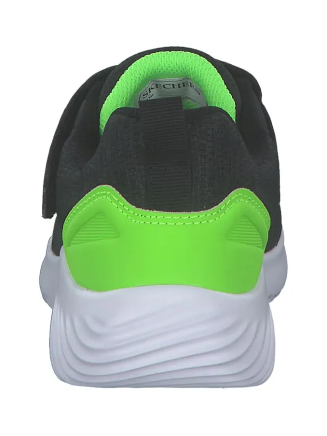 Slipper in BLACK/LIME>Skechers Hot