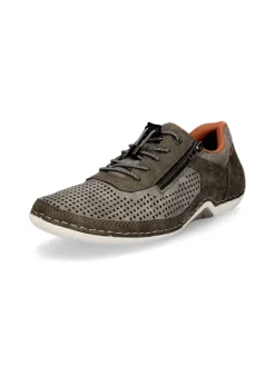 Slipper in braun grau>rieker Clearance