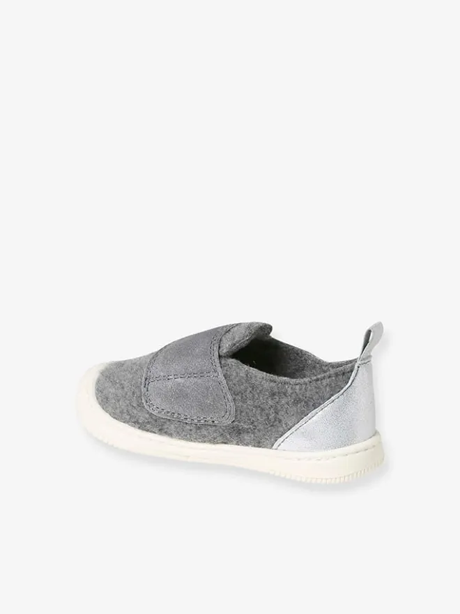 vertbaudet Halbschuhe|Halbschuhe·Slipper^Slipper in Grau