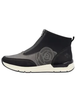 rieker Stiefel & Boots^Slipper in Grau/ Schwarz