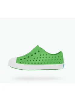 Native Halbschuhe|Halbschuhe·Slipper^Slipper in Grün/ Weiß