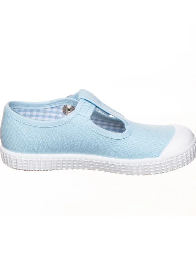 Slipper in Hellblau>kmins Clearance