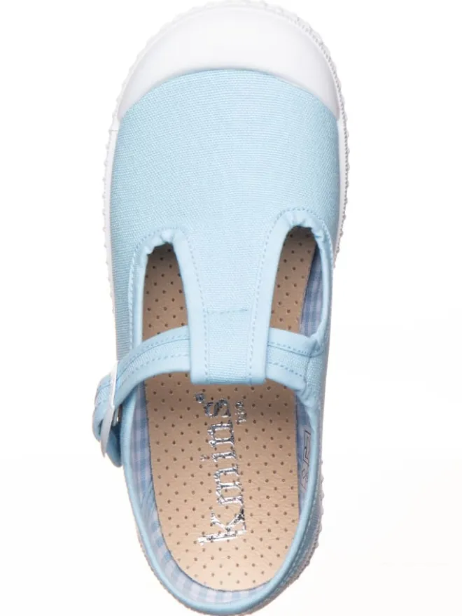 Slipper in Hellblau>kmins Clearance