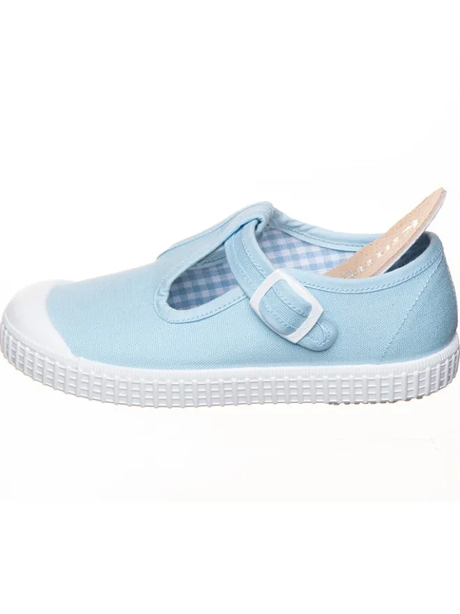 Slipper in Hellblau>kmins Clearance
