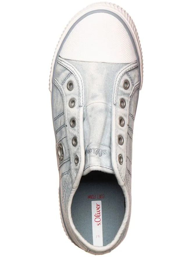 s.Oliver Halbschuhe^Slipper in Hellblau