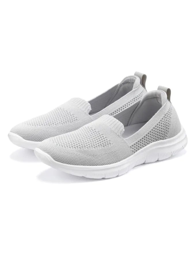 LASCANA Halbschuhe·Slipper^Slipper in hellgrau