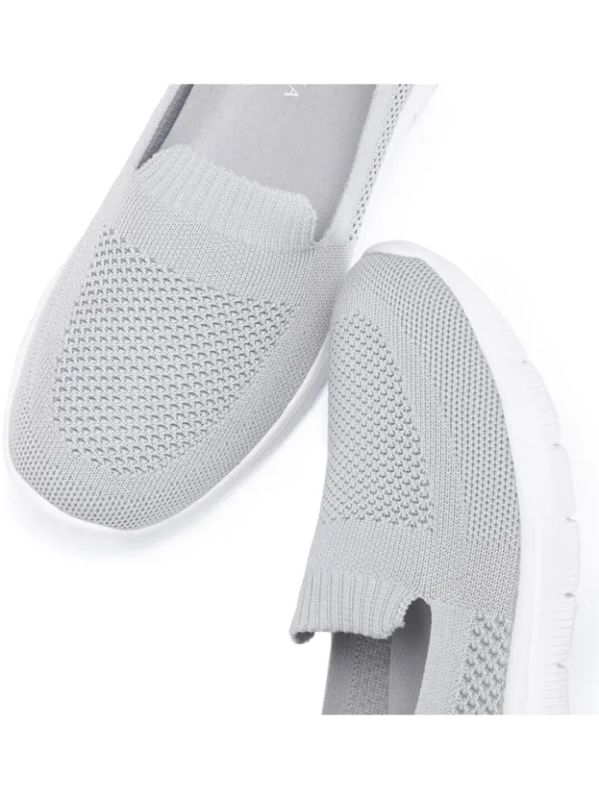 LASCANA Halbschuhe·Slipper^Slipper in hellgrau