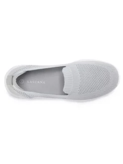 LASCANA Halbschuhe·Slipper^Slipper in hellgrau