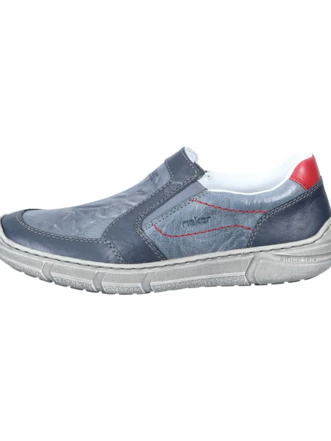 Slipper in pazifik/whitepazifik/fire>rieker Best