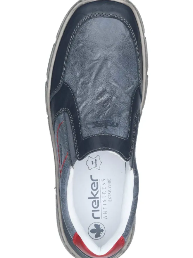 Slipper in pazifik/whitepazifik/fire>rieker Best