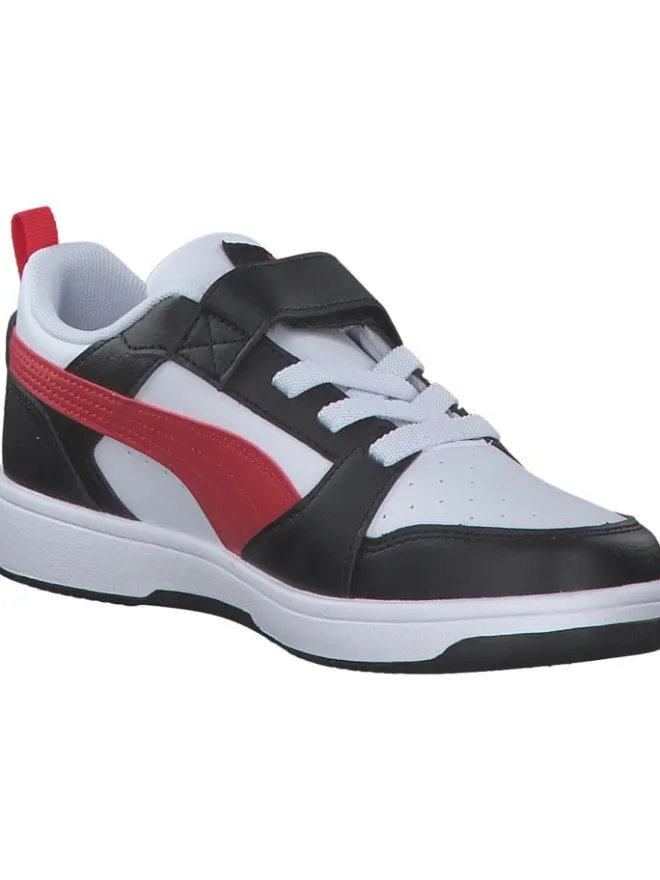 Puma Halbschuhe·Slipper^Slipper in white-for all time red-pu