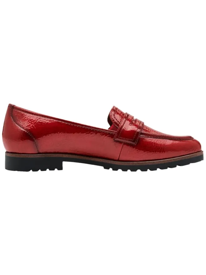 Tamaris Halbschuhe^Slipper in RED PATEN