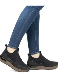 Slipper in Schwarz><noscript><img width=