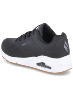 Skechers Schnürschuhe^Slipper in schwarz