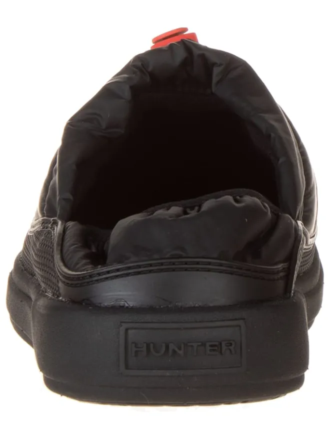 Hunter Halbschuhe^Slipper in Schwarz