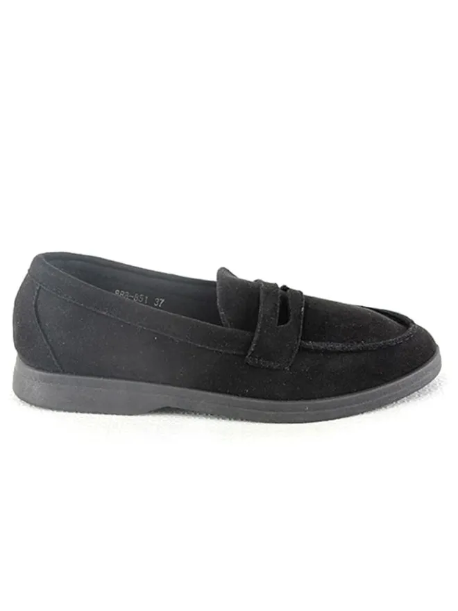 Sixth Sens Halbschuhe^Slipper in Schwarz