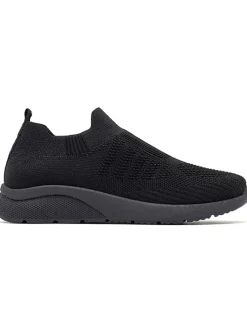 Sixth Sens Halbschuhe^Slipper in Schwarz