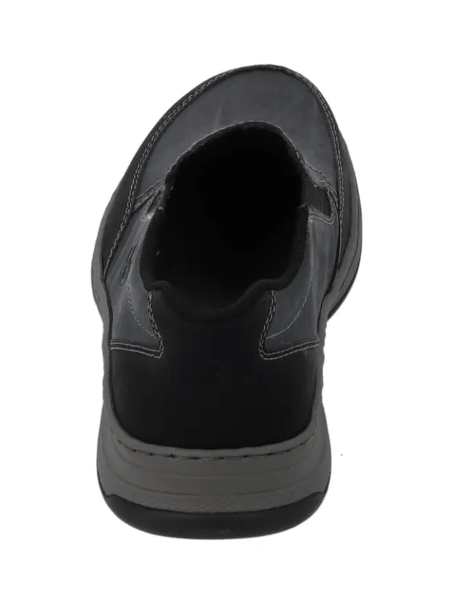 rieker Halbschuhe^Slipper in schwarz/graphit