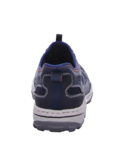 rieker Halbschuhe^Slipper in schwarz/midnight/blau