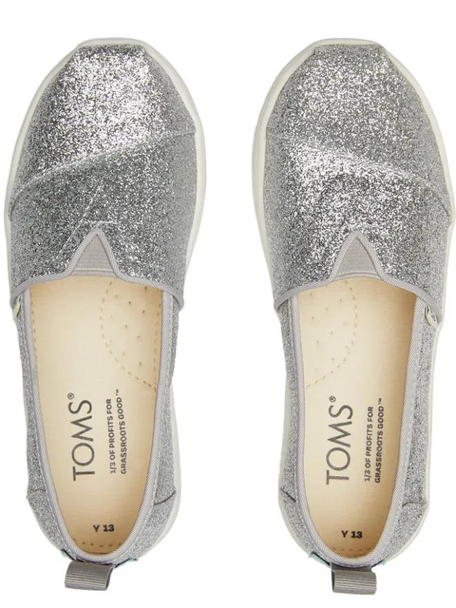 Slipper in Silber>TOMS New