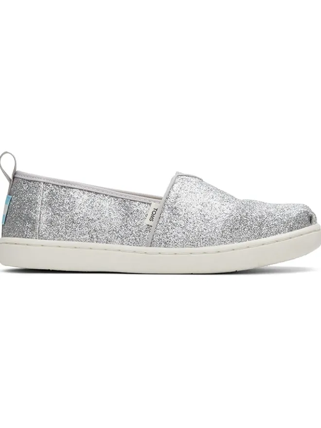 Slipper in Silber>TOMS New