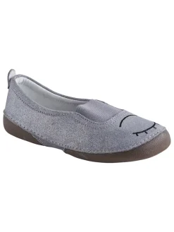 vertbaudet Halbschuhe·Slipper^Slipper in Silber