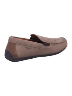 rieker Halbschuhe^Slipper in terra/nuss