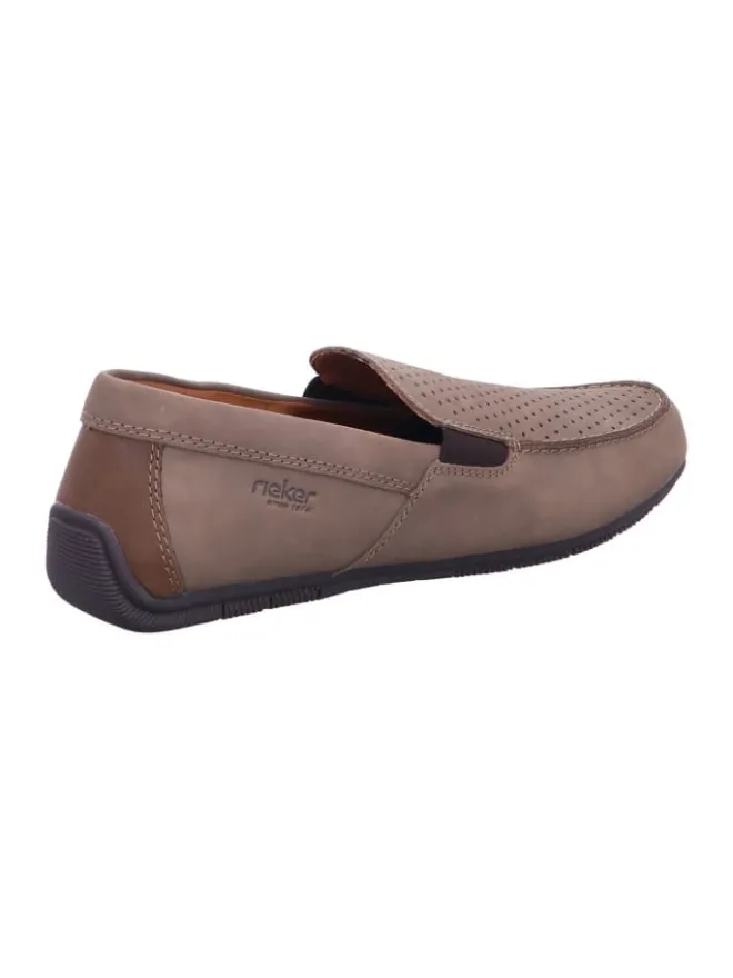 rieker Halbschuhe^Slipper in terra/nuss