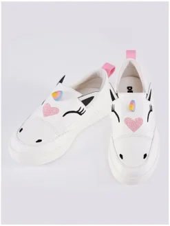 Denokids Halbschuhe·Slipper^Slipper in Weiß