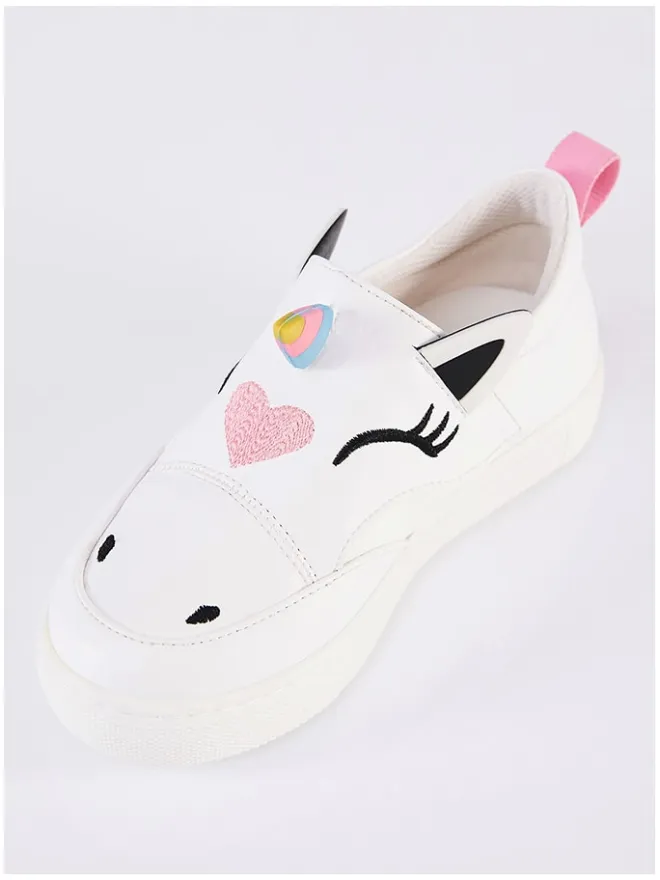 Denokids Halbschuhe·Slipper^Slipper in Weiß