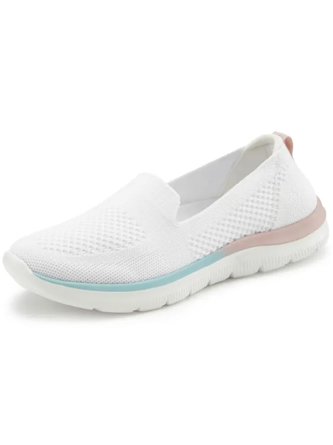 Slipper in weiß/mehrfarbig>LASCANA Hot