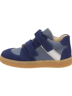 Däumling Lauflernschuhe^Slipper Klettverschluß Barry in blau