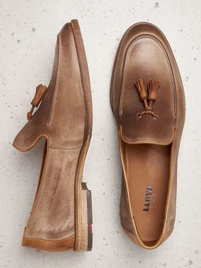 LLOYD Halbschuhe^Slipper ODAL in nougat/malt