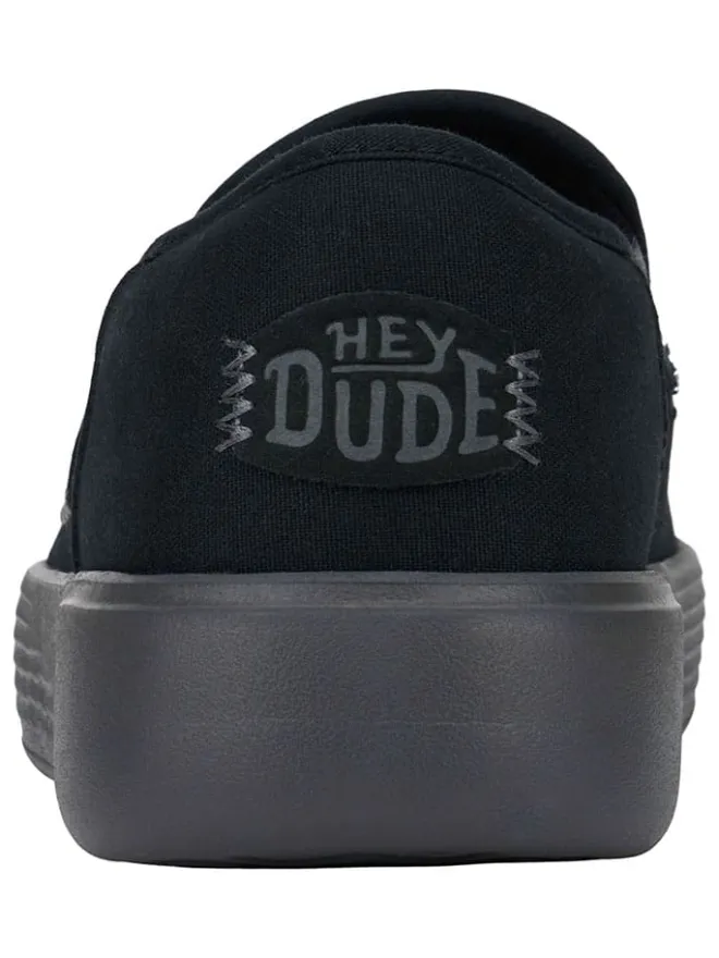 Hey Dude Halbschuhe^Slipper "Sunapee" in Schwarz