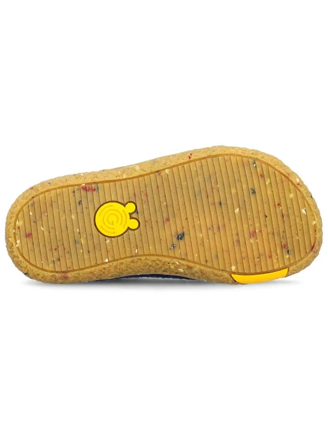Slipper "Uppsala" in Dunkelblau/ Gelb>Groundies Hot