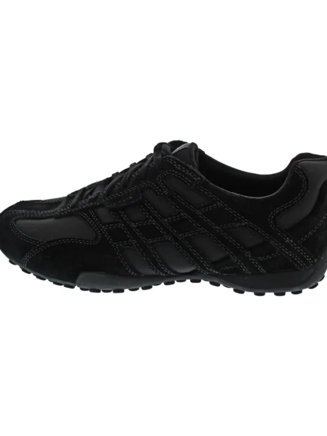 Snake sportlicher Schnürer Schwarz>Geox Discount