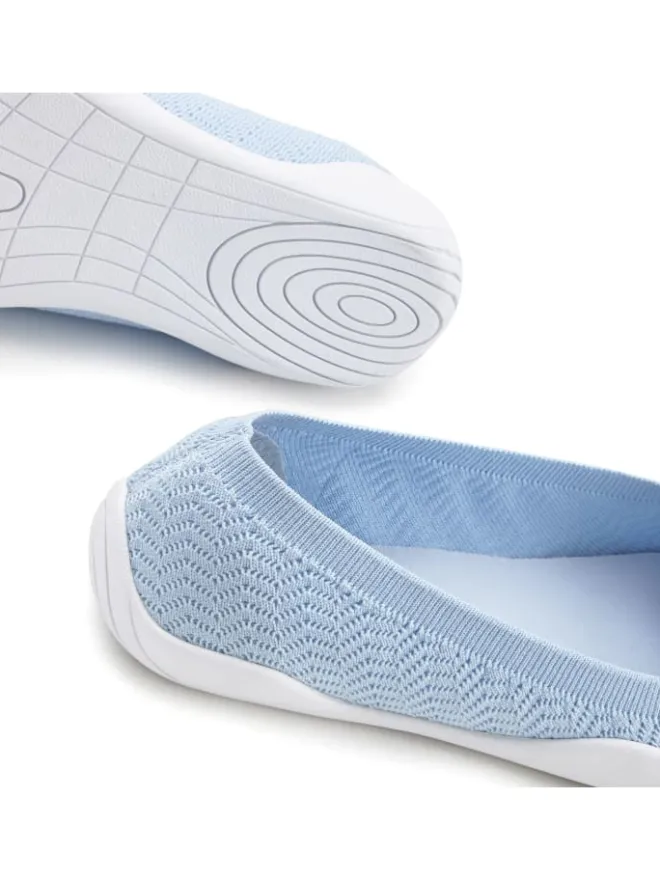Sneaker Ballerinas in hellblau>LASCANA Discount