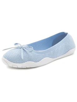 Sneaker Ballerinas in hellblau><noscript><img width=
