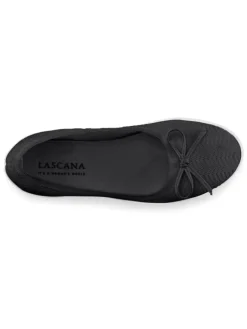 Sneaker Ballerinas in schwarz><noscript><img width=