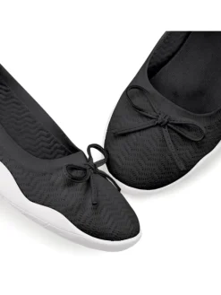 Sneaker Ballerinas in schwarz><noscript><img width=