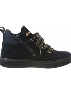 Ecco Stiefeletten·Hohe Stiefeletten^Sneaker für Mädchen in dunkel-blau