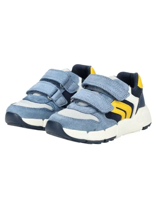 Sneaker in Blau/Gelb>Geox Clearance