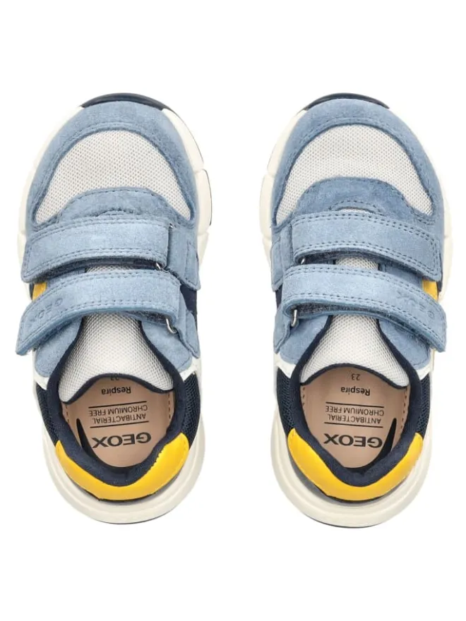 Sneaker in Blau/Gelb>Geox Clearance