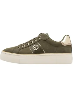 Sneaker in OLIVE NUBUC><noscript><img width=
