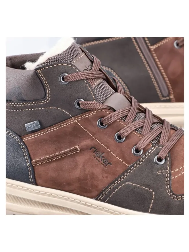 Sneaker in Schwarz/Braun>rieker Hot