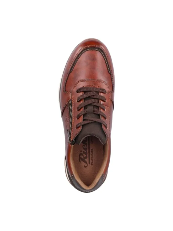 rieker Schnürschuhe^Sneaker Low in Braun