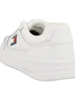 Sneaker low Tommy Jeans Cupsole Leather Essential in weiss><noscript><img width=